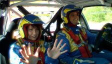 Klára měla za úkol dělat spolujezdce.